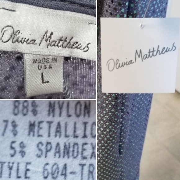 🆕️⬇️Olivia Matthews Silver Sequin Faux Wrap Dress - Picture 9 of 10